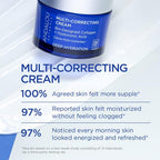Andalou Naturals Deep Hydration Face Moisturizer, Multi-Correcting Cream, Day & Night Moisturizer For Face With Hyaluronic Acid & Vegan Collagen For Softer & More Supple Skin, 1.7 Fl Oz