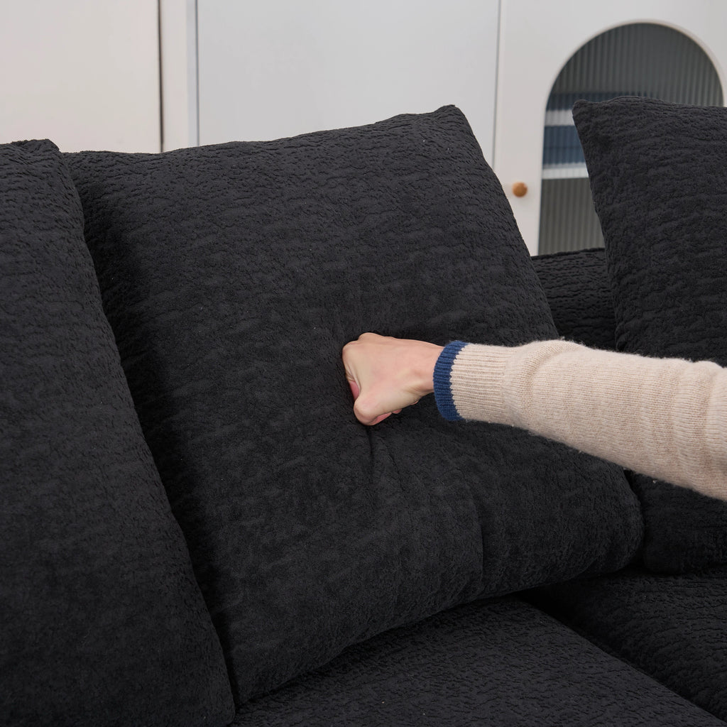 133'' Modular U-Shaped Sectional Compression Sofa