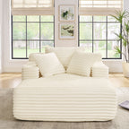 Chaise Lounge Sofa Bed With Deep Seat For Living Room
