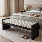 Modern Chenille Upholstered Bench