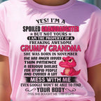 NOVEMBER - YES, I'M A SPOILED GRANDDAUGHTER - GIFT FROM GRANDMA - NGHL11 (SKU09-96-11)
