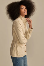 [126737-290] WOMENS LUCKY BRAND UTILITY JACKET - WOOD ASH