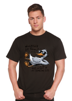 Whatever Life Throws at You Funny Unisex Bamboo/Cotton Graphic T-Shirt