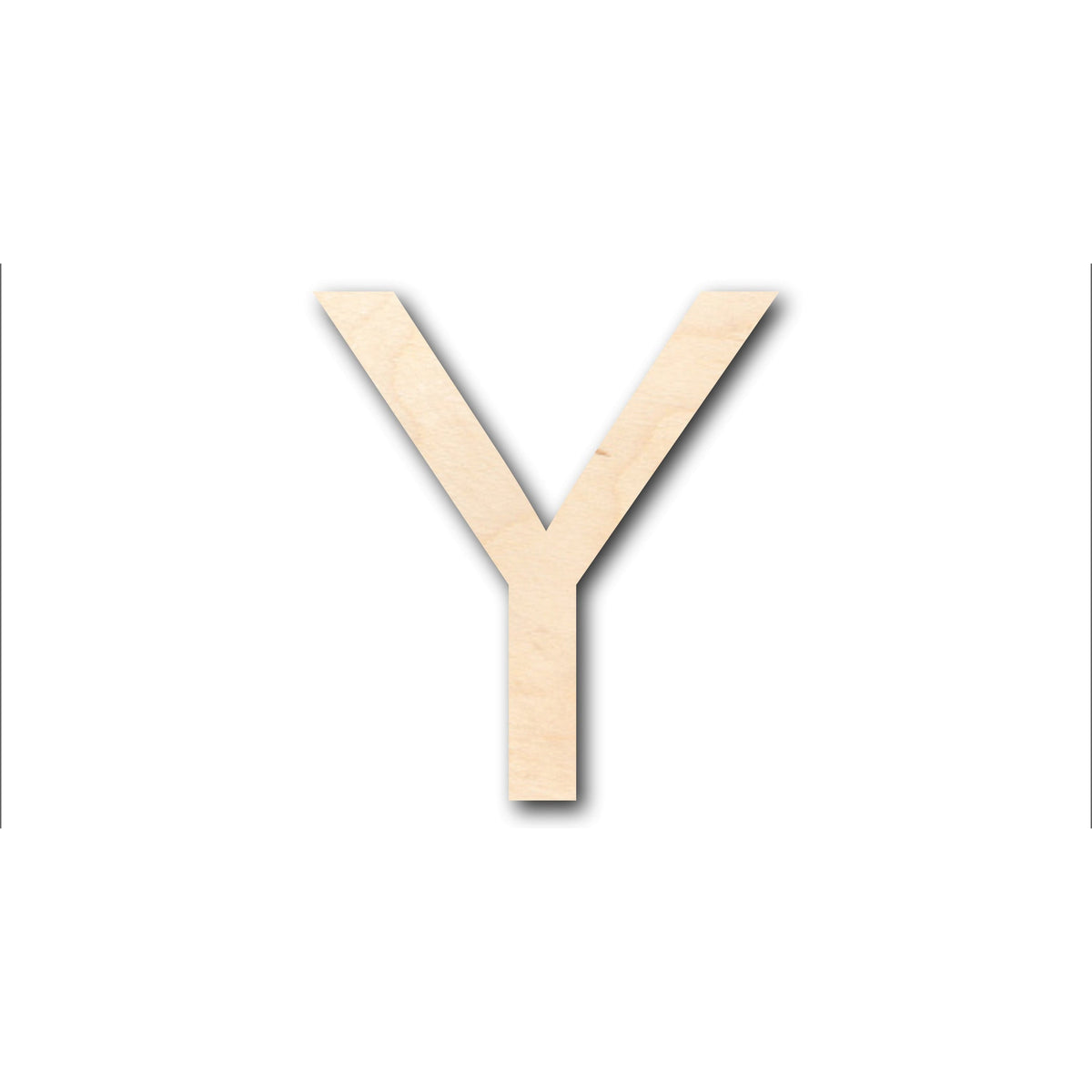 Unfinished Wood Arial Letter Y Shape - Craft - up to 46" DIY
