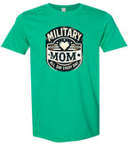 Proud Military Mom Adult Gildan Soft Shirt
