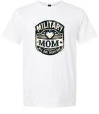 Proud Military Mom Adult Gildan Soft Shirt