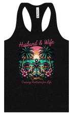 Anchor Husband and Wife Women's Racerback Tank
