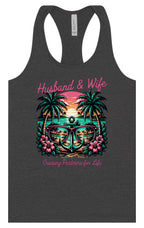 Anchor Husband and Wife Women's Racerback Tank