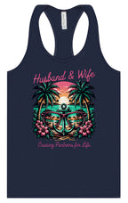 Anchor Husband and Wife Women's Racerback Tank
