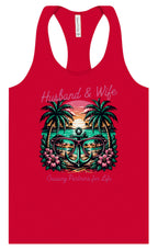 Anchor Husband and Wife Women's Racerback Tank