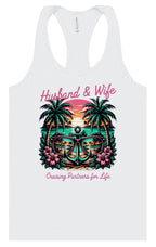 Anchor Husband and Wife Women's Racerback Tank
