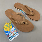 COBIAN Braided Pacifica Sandals Women's SZ 6, EU 41 TAN BBP23-230-6