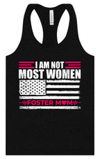 Not Most Women, Foster Mom Women's Racerback Tank