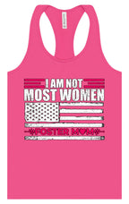 Not Most Women, Foster Mom Women's Racerback Tank