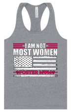 Not Most Women, Foster Mom Women's Racerback Tank