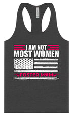 Not Most Women, Foster Mom Women's Racerback Tank