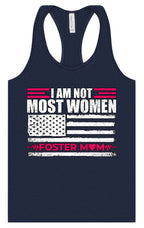 Not Most Women, Foster Mom Women's Racerback Tank