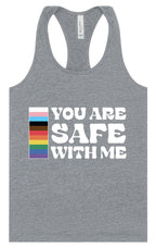 Safe With Me Women's Racerback Tank