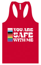Safe With Me Women's Racerback Tank
