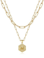 Beautiful Gold Layered Initial Necklaces (A-Z)