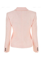 Alessandra Rich Women Light Pink Tweed Blazer
