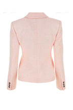 Alessandra Rich Women Light Pink Tweed Blazer