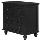 U_STYLE 27.6'' Painted Nightstand with Pull-Out Tray