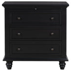 U_STYLE 27.6'' Painted Nightstand with Pull-Out Tray