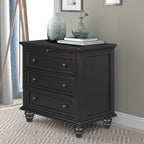 U_STYLE 27.6'' Painted Nightstand with Pull-Out Tray