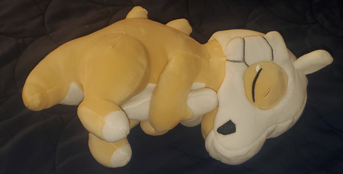 Pokemon Cubone Sleeping Plush Soft Stuffed Doll Toys Cute Collectible 30 CM Kids