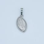 24K Gold Filled Football Sports Equipment Dotted Minimalist Pendant in Gold & Silver | AA1333