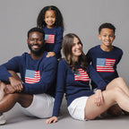 Organic Crew Neck Flag Sweater