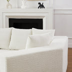 151.6-Inch Extra-Large L-Shaped Chenille Sectional Sofa