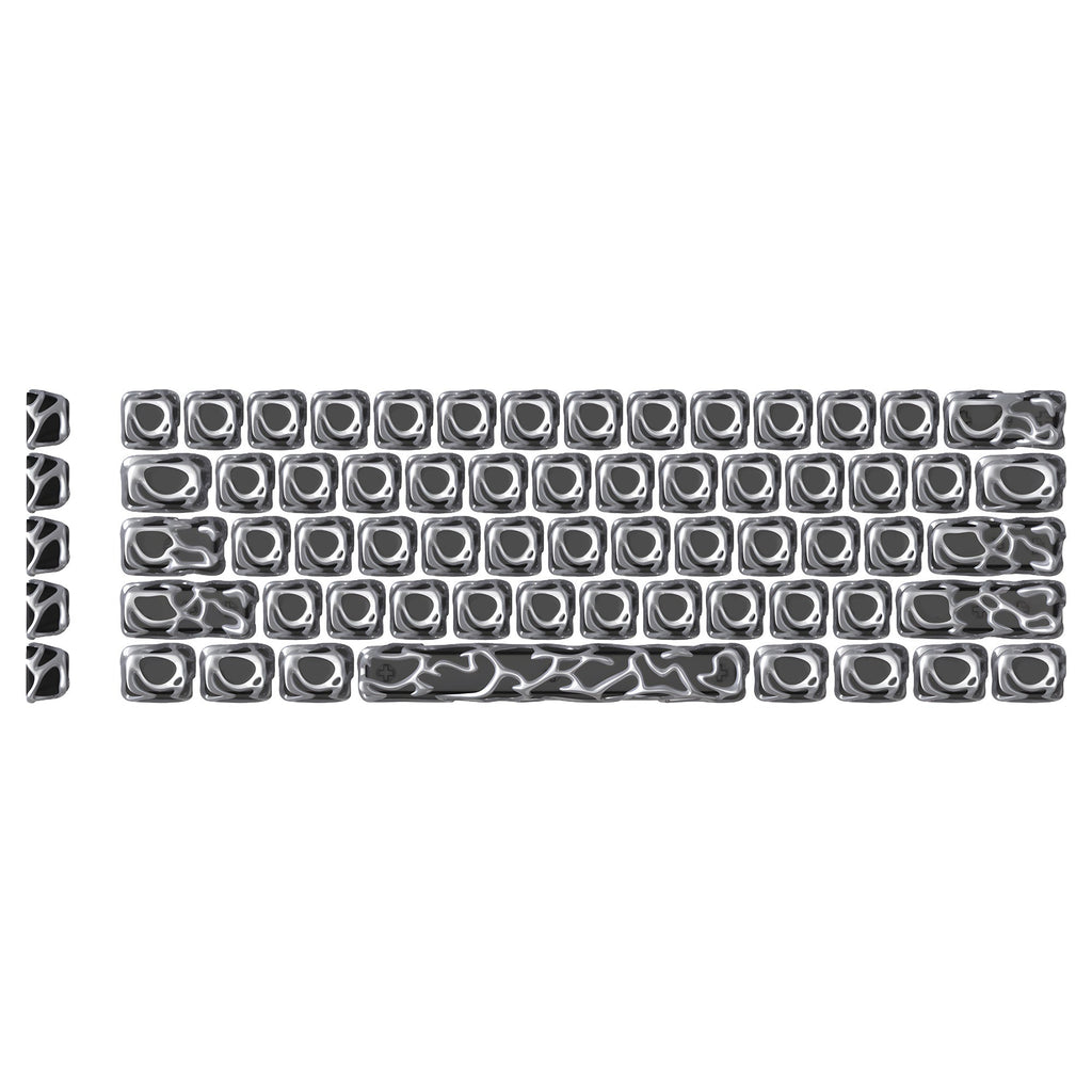 XVX Venom Themed Liquid Metallic Electroplating ABS+PC Keycap Set