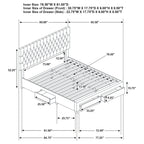Soledad Upholstered Eastern King Storage Bed Light Grey