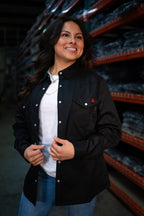 Women's FR Pearl Snap - Western Black