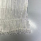 FREE PEOPLE 100% Cotton Alana Lace Tank  Women's Sz XS Clean Ivory 98240930
