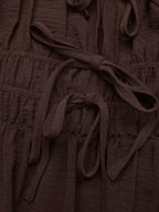 Tie-Front A-Line Dress