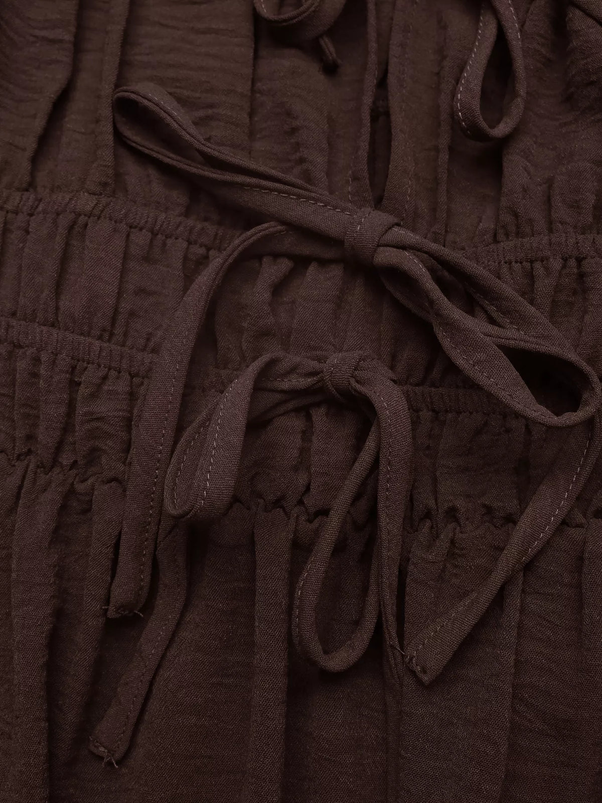 Tie-Front A-Line Dress