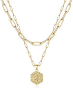 Beautiful Gold Layered Initial Necklaces (A-Z)