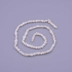 4.5mm AAA Natural Freshwater Pearl Seed Beads 144pcs Full Strand | WA-1321 Clearance Pricing