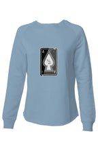 Spaded Aces NS Womens Lightweight Wash Sweatshirt
