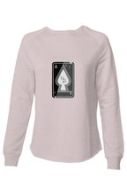 Spaded Aces NS Womens Lightweight Wash Sweatshirt
