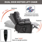 ComfortMax Dark Oversized Lift Recliner Chair