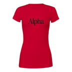 The Self Assured Alpha Women's Cotton T-Shirt