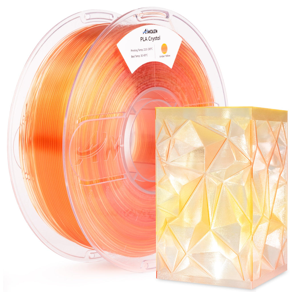PLA Crystal-Transparent 1.75mm, 1KG/2.2LB