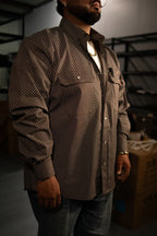 FR Pearl Snap Work Shirt - Copperhead