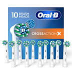 Oral-B Crossaction X Replacement Brush Heads (10 Count)Made in Germany