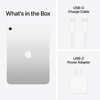 Apple iPad 11-inch: A16 chip, 11-inch Model, Liquid Retina Display, 128GB, Wi-Fi 6, 12MP Front/12MP Back Camera, Touch ID, All-Day Battery Life — Silver
