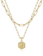 Beautiful Gold Layered Initial Necklaces (A-Z)